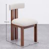 Set Dining Table Round with 6 Wooden Chairs - Minimalist Design - Ivette image 7