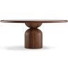 Set Dining Table Round with 6 Wooden Chairs - Minimalist Design - Ivette image 7