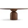 Set Dining Table Round with 6 Wooden Chairs - Minimalist Design - Ivette image 7