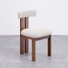 Set Dining Table Round with 6 Wooden Chairs - Minimalist Design - Ivette image 7