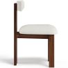 Set Dining Table Round with 6 Wooden Chairs - Minimalist Design - Ivette image 7