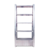 Buy Metal Shelf with Drawer - Aviator Style - 4 Shelves - Zlan Metallic light grey 48356 home delivery