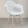 Dining Chair Scandinavian Design - Wooden Legs - Nordika image 7
