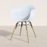 Dining Chair Scandinavian Design - Wooden Legs - Nordika image 7