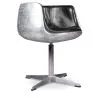 Lounge Chair - Design Chair - Leather & Metal - Cognac image 7