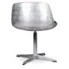 Lounge Chair - Design Chair - Leather & Metal - Cognac image 7