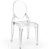 Pack of 4 Dining Chairs Transparent - Estilo Victoria  image 7
