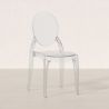Pack of 4 Dining Chairs Transparent - Estilo Victoria  image 7