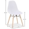 Dining Chair - Scandinavian Design - Wooden Legs - Skögur image 7