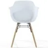 Dining Chair - Scandinavian Design - Wooden Legs - Pack of 2 - Nordika image 7