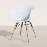 Dining Chair - Scandinavian Design - Wooden Legs - Pack of 2 - Nordika image 7