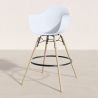 Bar Stool - Scandinavian Design - Wooden Legs - Pack of 4 - Nordika image 7