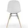 Dining Chair - Scandinavian Design - Wooden Legs - Pack of 4 - Skögur image 7