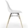 Dining Chair - Scandinavian Design - Wooden Legs - Pack of 4 - Skögur image 7