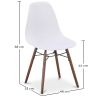 Dining Chairs - Scandinavian Design - Dark Wood Legs - Skögur image 7