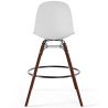 Bar Stool - Scandinavian Design - Dark Wood Legs - Skögur image 7