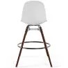 Bar Stool - Scandinavian Design - Dark Wood Legs - Skögur image 7