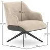 Mid-Century Style Modern Upholstered Armchair - Clark image 7