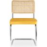 Dining Chair - Upholstered in Velvet - Wood and Rattan - New Edition - Martha image 7
