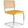 Dining Chair - Upholstered in Velvet - Wood and Rattan - New Edition - Martha image 7
