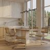 Dining Chair - Vintage Design - Wood and Rattan - New Edition - Bruna image 7