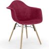 Velvet Dining Chair - Scandinavian Design and Wooden Legs - Nordika image 7