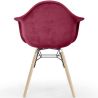 Velvet Dining Chair - Scandinavian Design and Wooden Legs - Nordika image 7