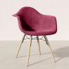 Velvet Dining Chair - Scandinavian Design and Wooden Legs - Nordika image 7