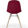 Velvet Dining Chair - Scandinavian Design and Wooden Legs - Skögur image 7