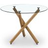 Round Dining Table - Scandinavian Design - 4/5 Diners - Tesfa image 7