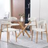 Round Dining Table - Scandinavian Design - 4/5 Diners - Tesfa image 7