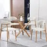 Round Dining Table - Scandinavian Design - 4/5 Diners - Tesfa image 7