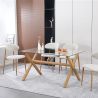 Rectangular Dining Table - Scandinavian Design - 6 Diners - Tesfa image 7