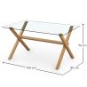 Rectangular Dining Table - Scandinavian Design - 6 Diners - Tesfa image 7