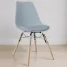 Dining Chair with Cushion - Scandinavian Design and Wooden Legs - Skögur image 7