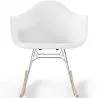 Rocking Chair - Scandinavian Design - Wooden and Metal Legs - Nordika image 7