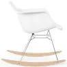 Rocking Chair - Scandinavian Design - Wooden and Metal Legs - Nordika image 7
