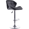Buy Swivel Design Bar Stool with Backrest- Back White 49746 - prices