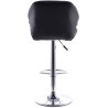 Buy Swivel Design Bar Stool with Backrest- Back White 49746 home delivery