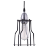 Buy Retro Ceiling Lamp - Cage Design Pendant Lamp - Jail Black 50867 - in the UK