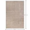 Rug Large Contemporary Modern Design - Beige (160x230 cm) - Rococo image 7