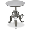 Buy Side Table - Industrial Design Iron - Silver - Barin Silver 51324 - prices