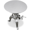 Buy Side Table - Industrial Design Iron - Silver - Barin Silver 51324 at Privatefloor