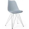 Dining Chair with Cushion - Scandinavian Design and Metal Legs - Skögur image 7
