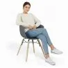 Dining Chair - Scandinavian Design - Natural Wood Legs - Polin image 7