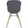 Dining Chair - Scandinavian Design - Natural Wood Legs - Polin image 7