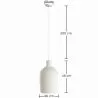Pendant lamp - Minimalist design - Stone-effect finish - Sinur II image 7