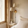 Golden Wall Lamp with Cable and Two Shades - Bretaña image 7
