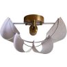 Wall Lamp with Fabric Shade and Aged Gold Structure - Treya image 7