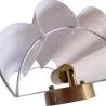 Wall Lamp with Fabric Shade and Aged Gold Structure - Treya image 7